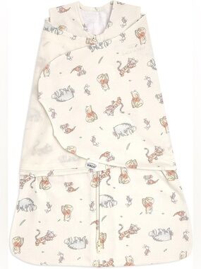 HALO® Cream Winnie the Pooh & Friends Swaddle Sleep Sack for Kids - Small (3-6M)